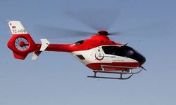 Beypazarı'nda hava ambulansı hastalar için havalandı