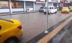 ‘Turuncu kod' uyarısı yapılan Amasya’da sağanak etkili oldu