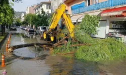 Amasya ve Tokat'ta sağanak ve fırtına etkili oldu