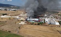 Bolu'da geri dönüşüm tesisinde çıkan yangın kontrol altına alındı