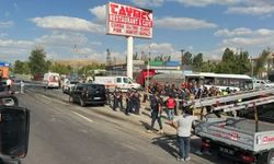 Ankara'da midibüs ile kamyon çarpıştı; 1 ölü, 16 yaralı