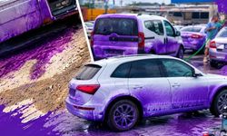 Araçları mora boyayan kimyasalın yola dökülmesine neden olan sorumlular hakkında soruşturma