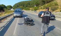 Bariyerlere çarpan motosikletin sürücüsü öldü
