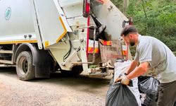 Belgrad Ormanı'nda çevre temizliği