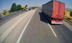 Freni boşalan TIR'ın karşı yöne geçti