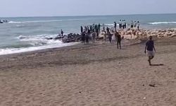 Dalgalara kapılan çocuklardan 2'si kurtarıldı, biri kayboldu