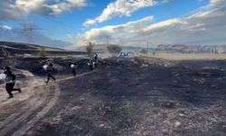 Sincan’da boş arazide çıkan yangın geniş alana yayıldı