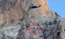 Niğde'de tırmanış sırasında düşen İngiliz dağcı, helikopter ile kurtarıldı