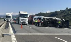 Anadolu Otoyolu Düzce kesimindeki zincirleme kaza ulaşımı aksattı