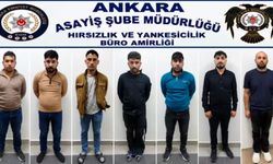 Ankara'da hırsızlık şebekesine operasyon; 7 tutuklama