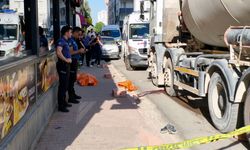 Beton mikserinin altında kalan yaya hayatını kaybetti