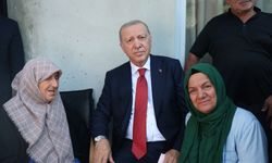 Cumhurbaşkanı Erdoğan, Rize'de komşularını ziyaret etti