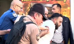 İnşaatta başlayan kavga polis merkezi önünde devam etti