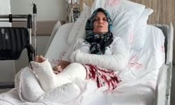 Kavgada 3 çocuk annesinin kolu ve bacağı kırıldı