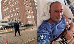 Cem Yılmaz,tedavi gördüğü hastaneye kontrole geldi