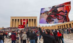Cumhuriyet Bayramı coşkusu Anıtkabir'de yaşanıyor