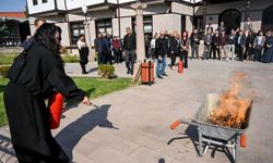 Altındağ Belediyesi personeline yangın eğitimi