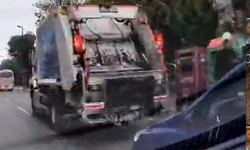 Bahçelievler'de yaya geçidinde beklemek istemedi, çöp kamyonuna çarptı