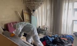 Beyoğlu’nda kötü koku gelen daireden 4 ton çöp çıkarıldı
