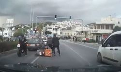 Bodrum’da trafikte kuryeye saldıran 2 kişiye 360 bin lira ceza