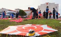 Cumhuriyetin 103’üncü yıldönümünde 103 uçurtma gökyüzüyle buluştu