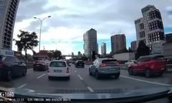 Kartal’da emniyet şeridine girmek için otomobilin plakasını söktüler