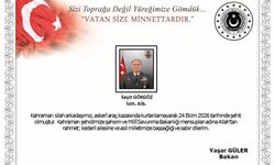 MSB: İstihbarat Albay Sayit Gökgöz askeri araç kazasında şehit oldu