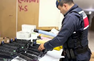 Şarköy'de 70 milyon TL değerinde 'sahte toner' malzemesi ele geçirildi