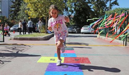 Çankayalı minikler hareketli yaşama dikkat çekti