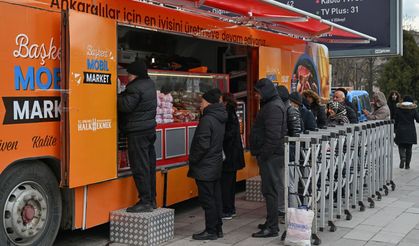 Başkent Mobil Market otobüsü bugün Kızılay’da