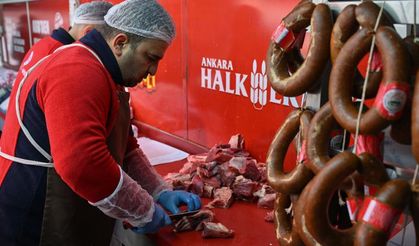 Başkent Mobil Market ile et satışı başladı