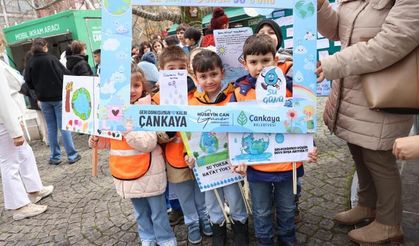 Çankayalı çocuklardan mesaj: Suya sahip çık!