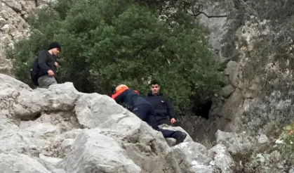 Aydın'da dağlık alanda mahsur kalan kişi kurtarıldı