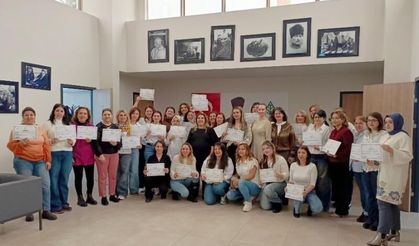 Çankaya Evi meslek edindirme eğitiminde 40 kursiyere sertifika