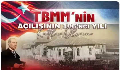 MSB, TBMM'nin 106'ncı kuruluş yılını kutladı