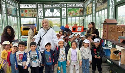 Kreş öğrencileri Eko-Çiftlik’te geri dönüşümü öğrendi