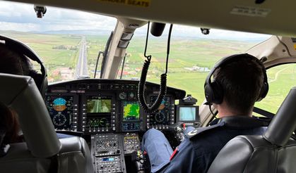 Ankara'da bayram öncesi helikopter destekli trafik denetimi