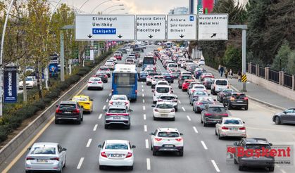 Başkentte trafiğe kayıtlı araç sayısı 3 milyonu aştı