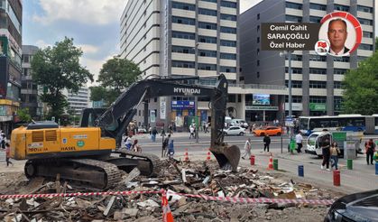 Selanik Caddesindeki üst geçit tamamen kaldırıldı