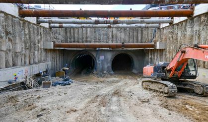 Dikimevi - Natoyolu Metro Hattı çalışmaları sürüyor