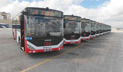 EGO otobüs filosu güçlenmeye devam ediyor