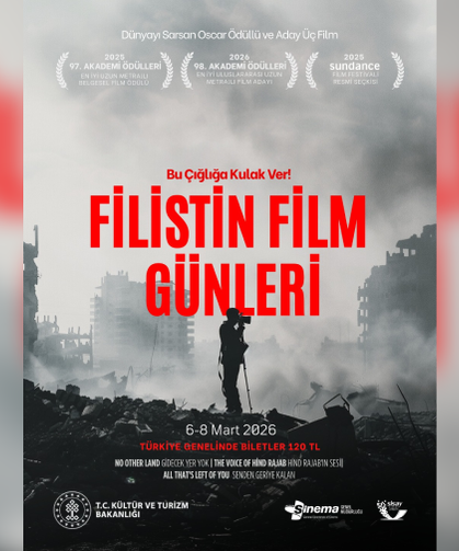 Türkiye'de Filistin film günleri başlıyor