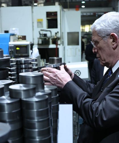 Dervişoğlu'ndan fabrika ziyareti