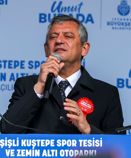 Özgür Özel, Şişli Kuştepe Spor Tesisi ve Zemin Altı Otoparkı Açılış Töreni'ne katıldı