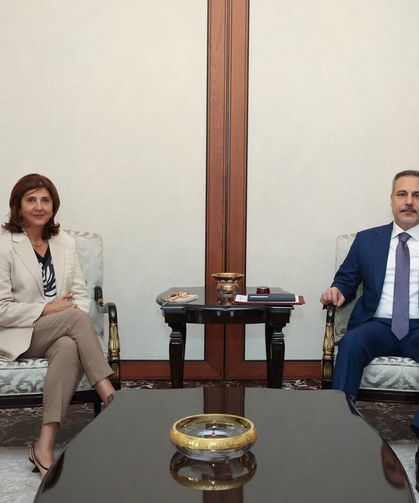 Bakan Fidan, BM Genel Sekreterinin Kıbrıs Şahsi Temsilcisini kabul etti