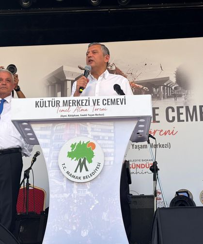 Özgür Özel, Kültür Merkezi ve Cemevi’nin temel atma törenine katıldı
