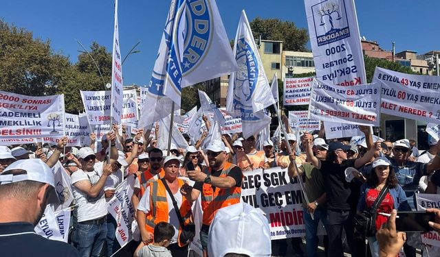 “Emeklilikte adalet istiyoruz”