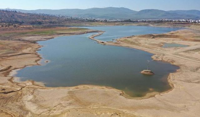 Bodrum'da, kuruma noktasına gelen Mumcular Barajı’ndan su verilmeyecek