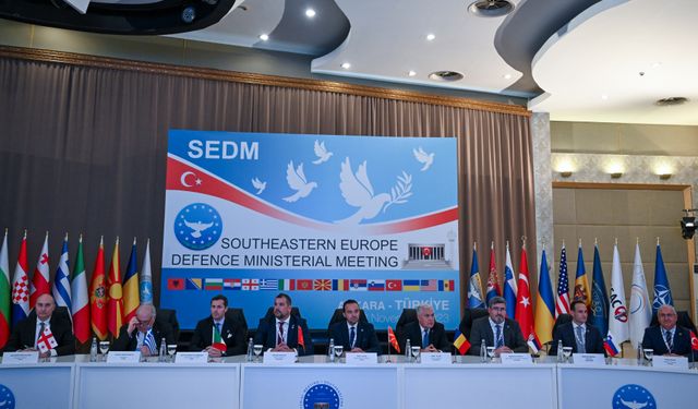 28. Güneydoğu Avrupa Savunma Bakanları Toplantısı, Ankara'da yapıldı