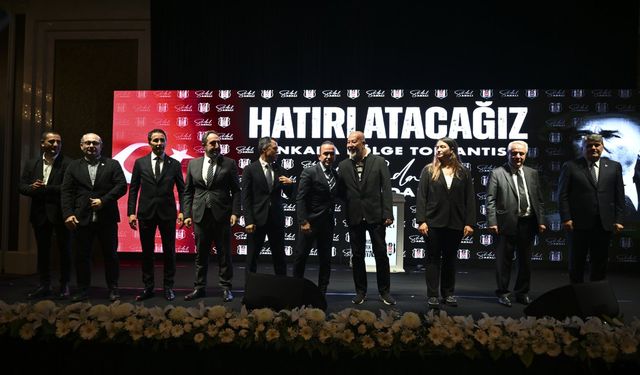 Beşiktaş Kulübü Başkan Adayı Serdal Adalı, Ankara'da kongre üyeleriyle buluştu